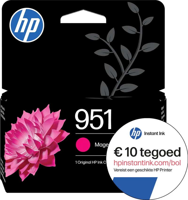 HP 951 - Inktcartridge + Instant Ink tegoed by HP in Magenta – product photo