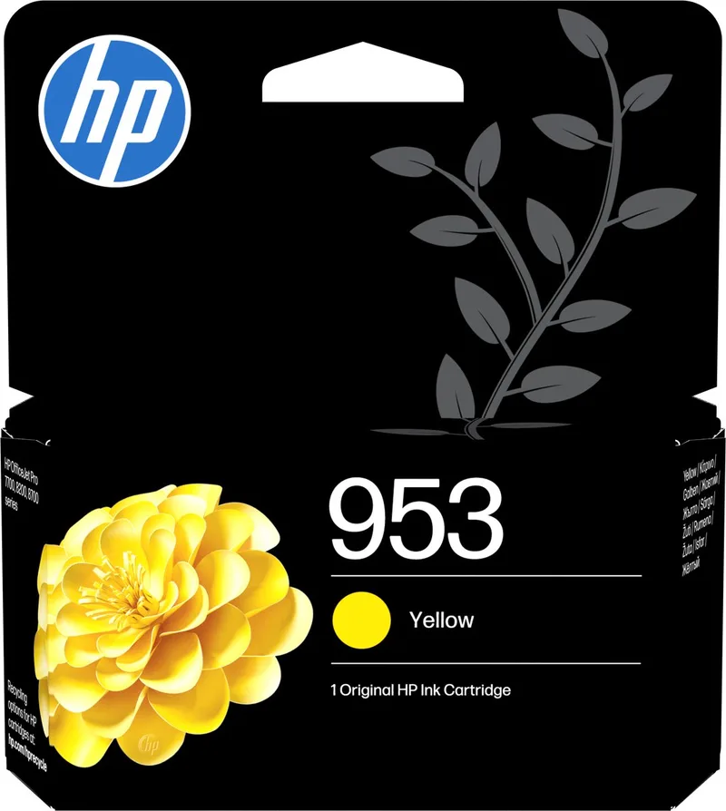 HP 953 - Inktcartridge - Origineel - Standaard capaciteit de HP en Jaune – photo produit