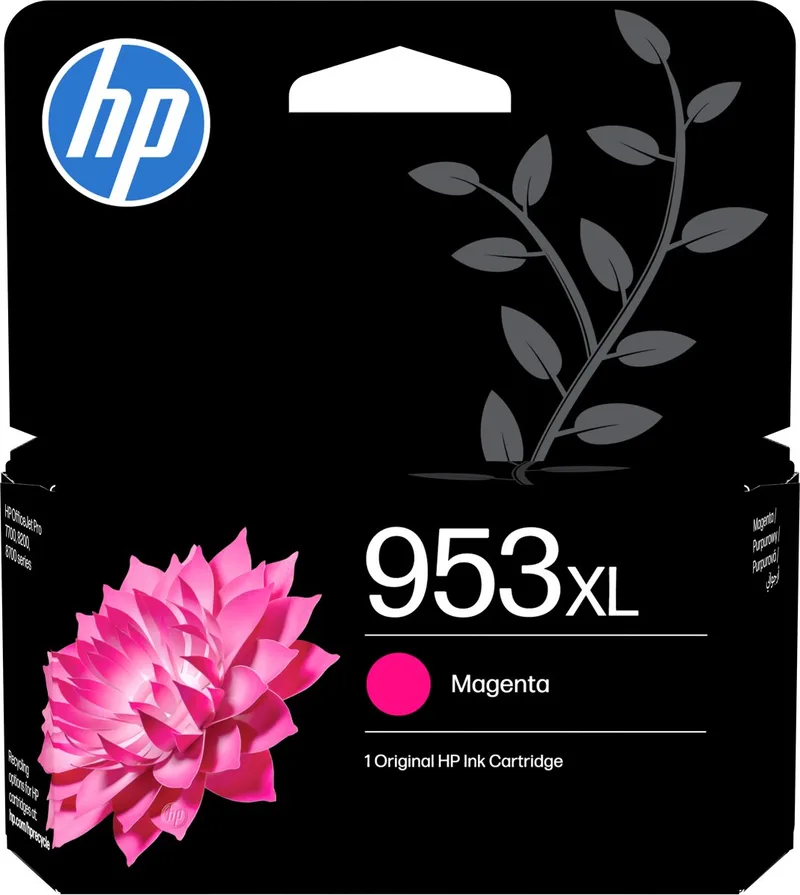 HP 953 XL - Inktcartridge - Origineel - Hoge Capaciteit de HP en Magenta – photo produit
