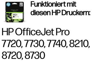 HP 953XL - Inktcartridge - Origineel - Hoge Capaciteit by HP in Black – product photo 2 of 2
