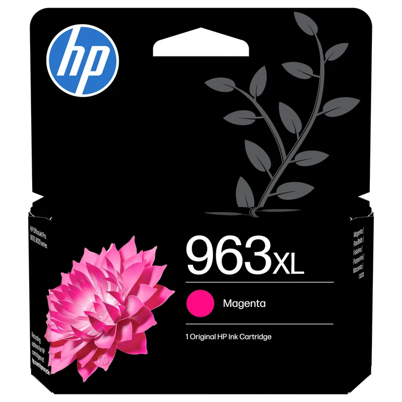 HP 963XL High Yield Magenta Original ink cartridge von HP – Produktfoto