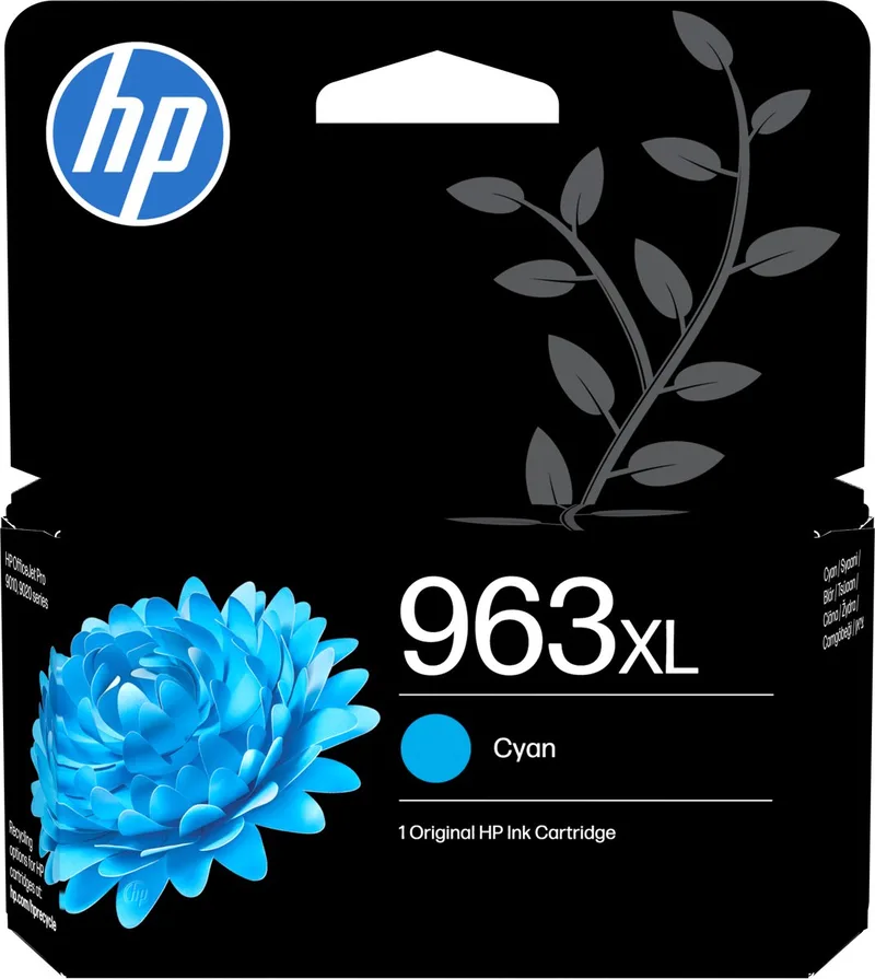 HP 963XL - Inktcartridge - Origineel - Hoge capaciteit de HP en Cyaan – photo produit 1 sur 2