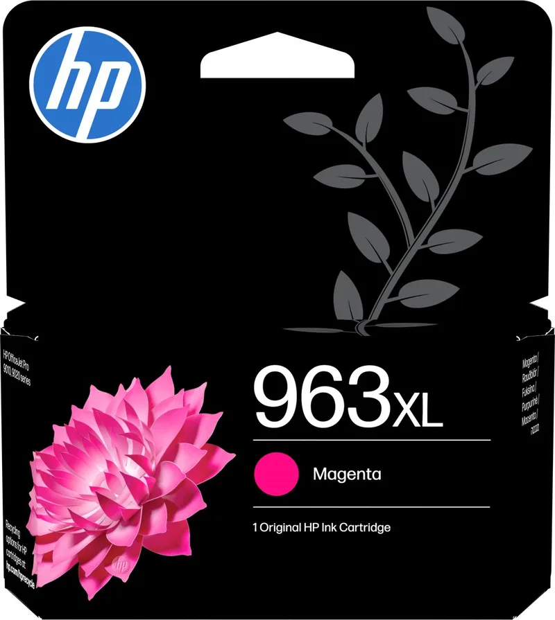HP 963XL - Inktcartridge - Origineel - Hoge capaciteit de HP en Magenta – photo produit