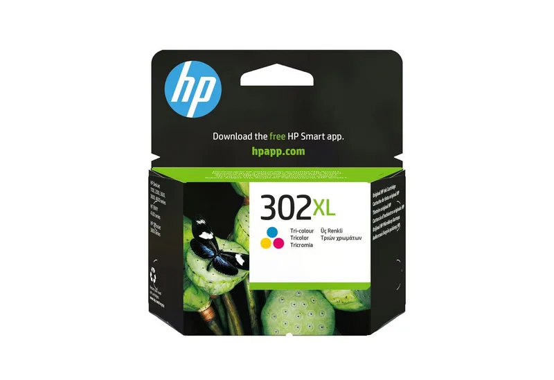 HP Tintenpatrone Nr. 302XL F6U67AE 3-farbig (ca. 3 Tintenpatrone de HP en Noir – photo produit