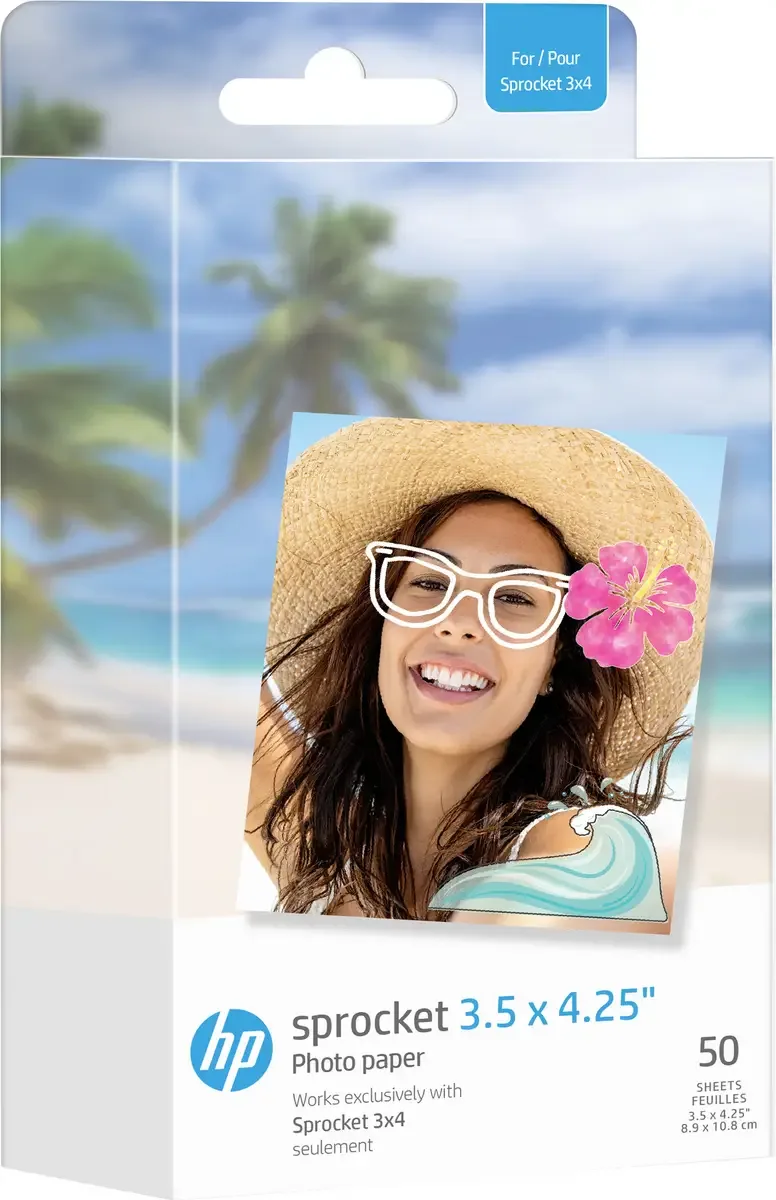 ‎HPIZ3X450 ‎HPIZ3X450 Fotopapier 50 Blatt de HP – photo produit