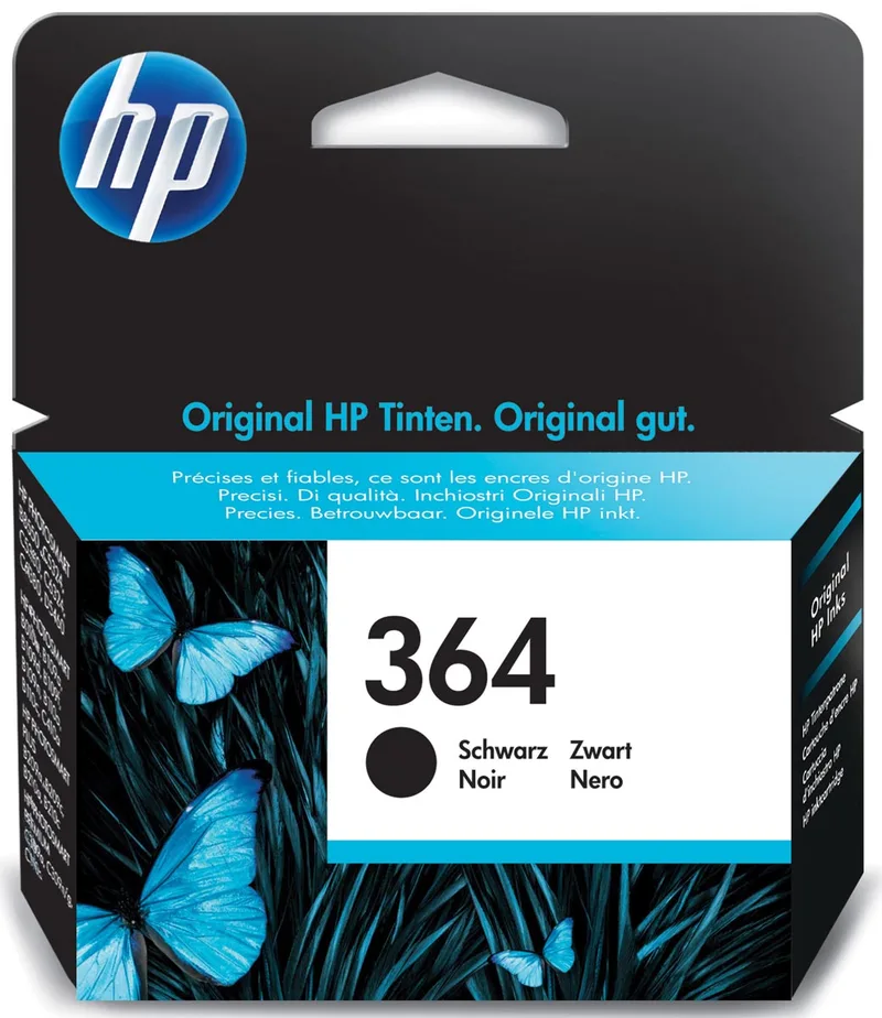 inktcartridge 364, 250 pagina's, OEM CB316EE, zwart by HP – product photo