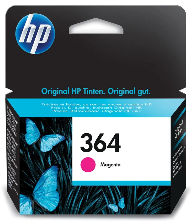 inktcartridge 364, 300 pagina's, OEM CB319EE, magenta by HP – product photo