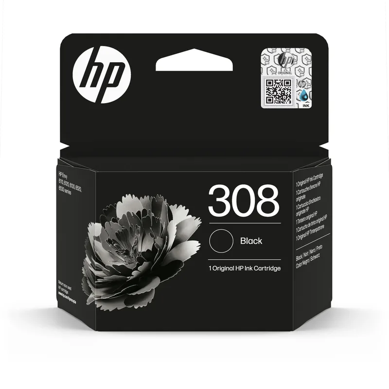 Inktcartridge hp 7fp21ue 308 zwart by HP – product photo