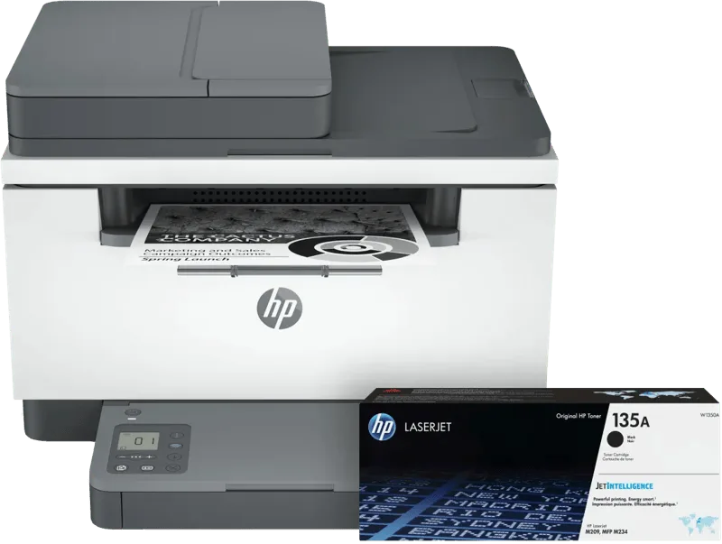 LaserJet MFP M234sdw + 1 extra zwarte toner von HP – Produktfoto