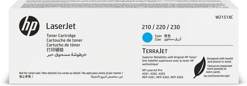LaserJet tonercartridge voor contract by HP in Cyaan – product photo
