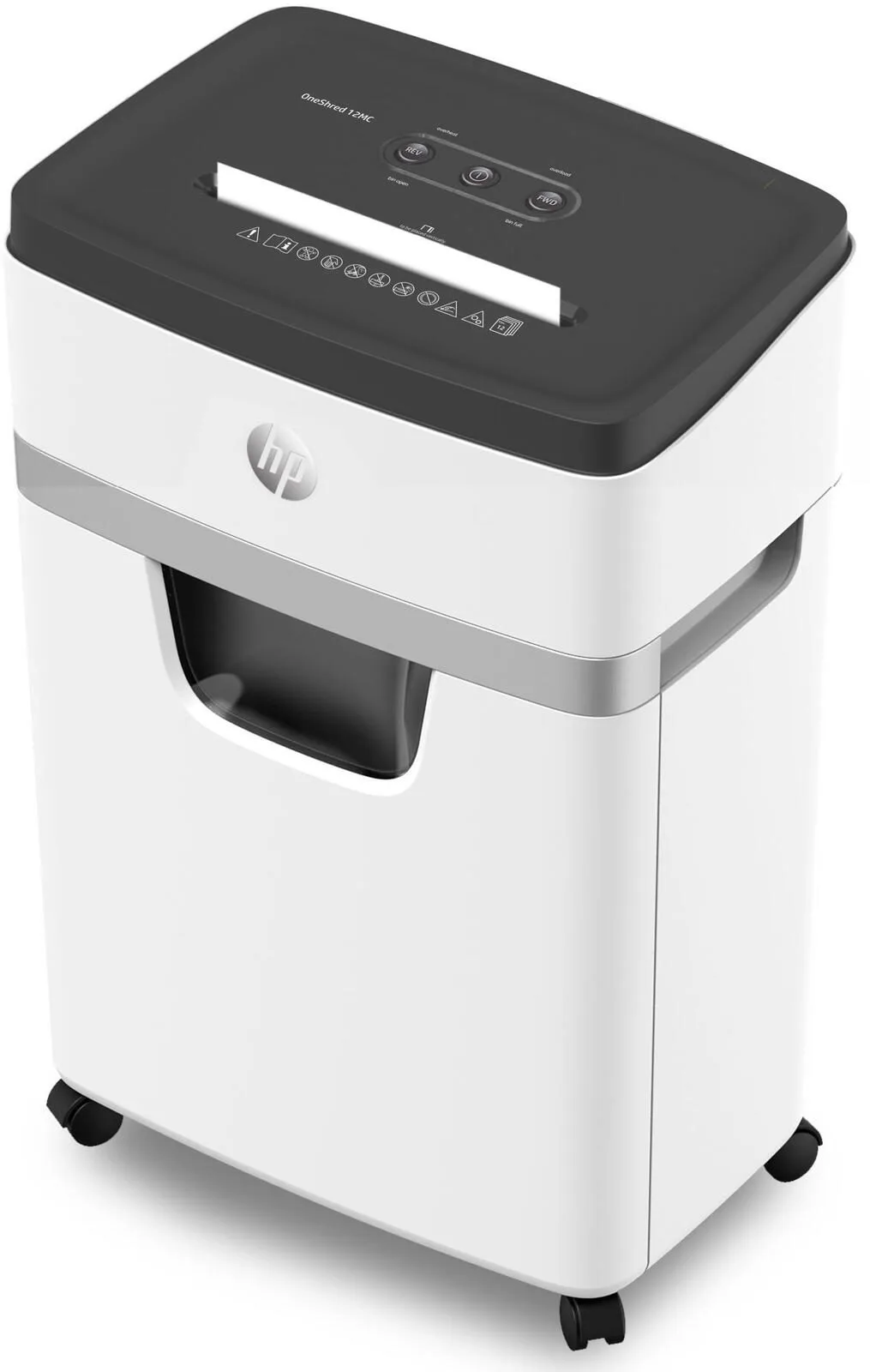 OneShred 12MC Aktenvernichter mit Partikelschnitt by HP – product photo