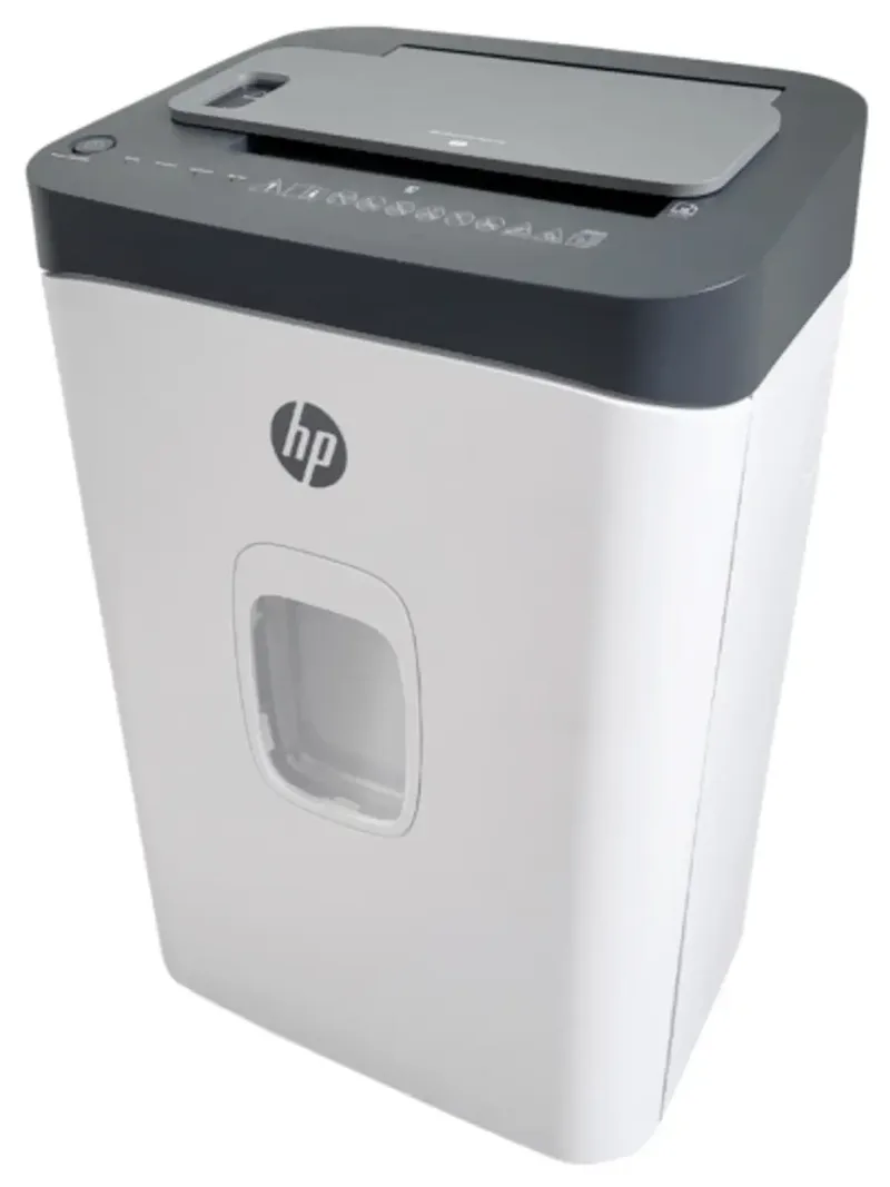 OneShred Auto 200CC Aktenvernichter 200 Blatt Partikelschnitt P-4 28 l Vernichtet auch Kreditkarten von HP – Produktfoto