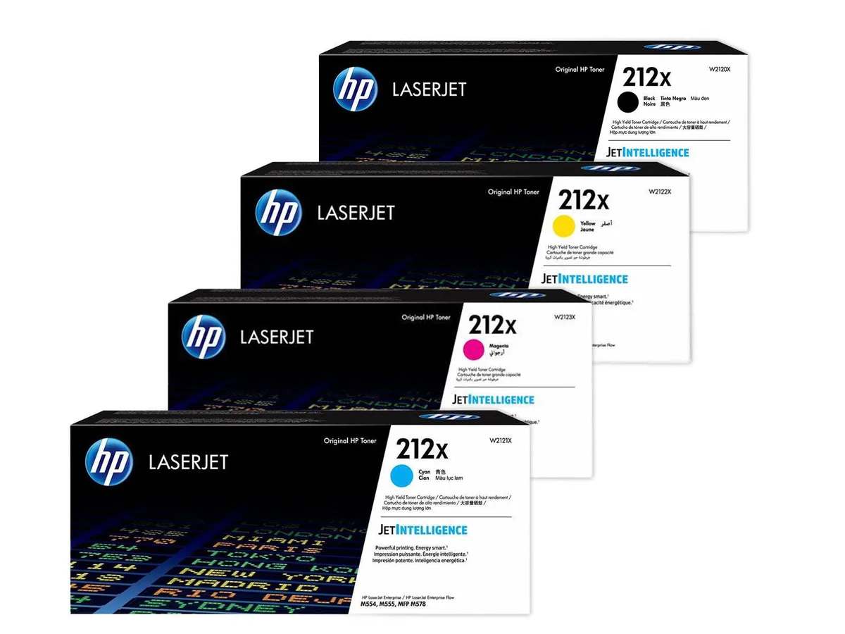 Original 212X Toner - 4er Multipack fra HP – produktbillede