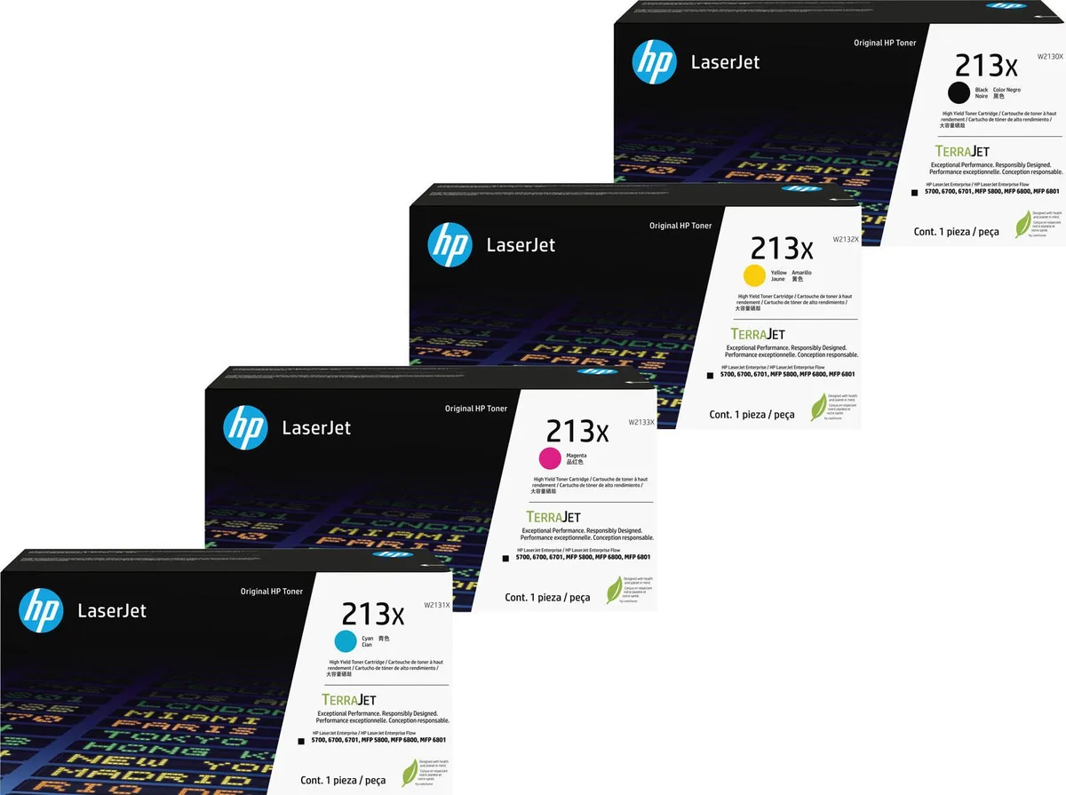 Original 213X Toner - 4er Multipack från HP – produktbild