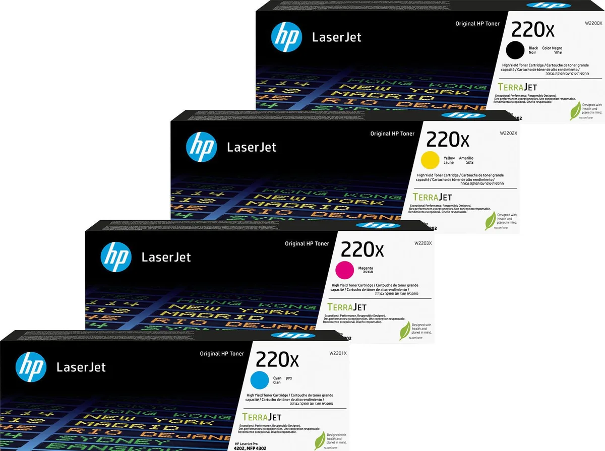 Original 220X Toner - 4er Multipack de HP – photo produit