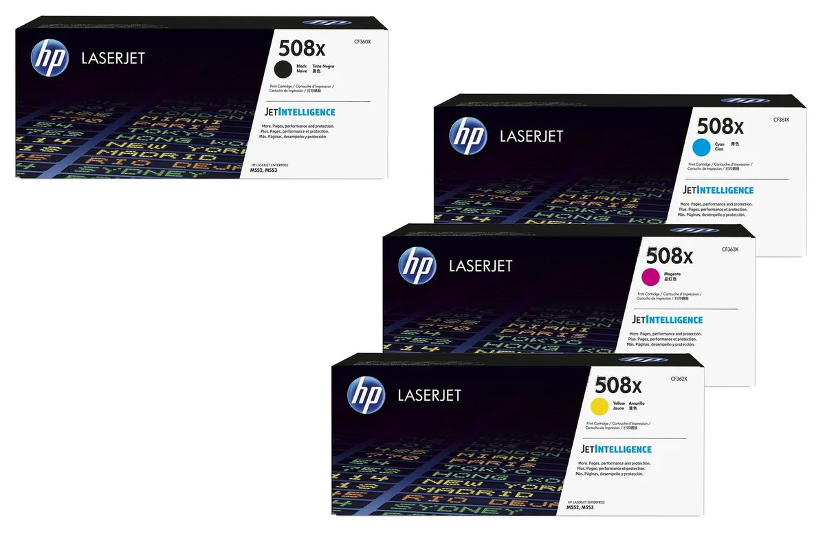 Original 508X Toner - 4er Multipack från HP – produktbild