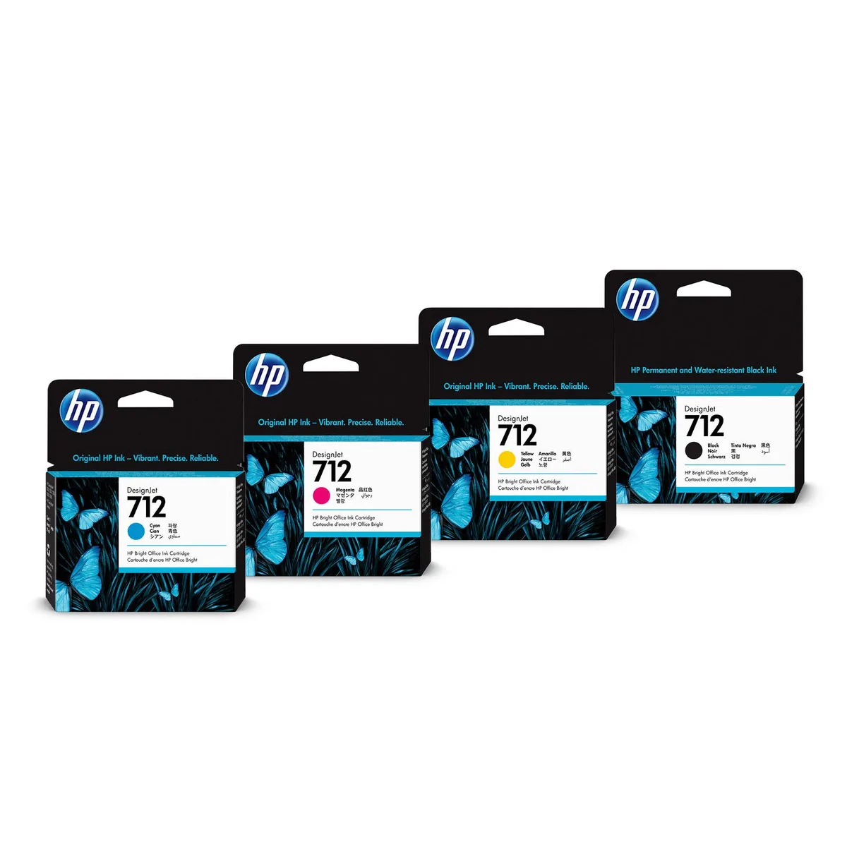 Original 712 Druckerpatronen - 4er Multipack kleine Kapazität de HP – photo produit