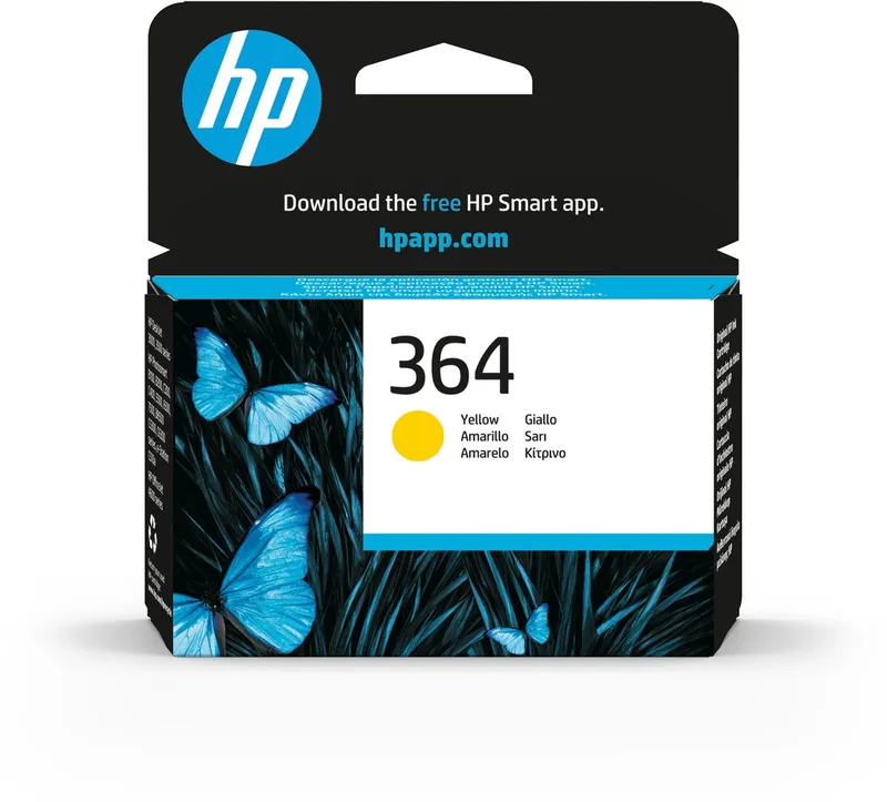 Original Ink Cartridge HP 364 CB320EE#ABE by HP in Yellow – product photo