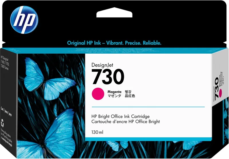 Original Ink Cartridge HP 730 by HP in Magenta – product photo
