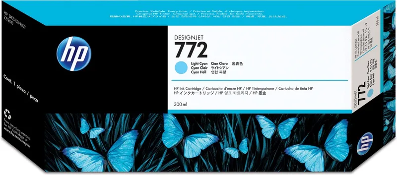 Original Ink Cartridge HP 772 Cyan by HP in Cyaan – product photo
