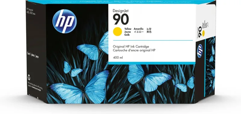 Original Ink Cartridge HP 90 Yellow by HP in Yellow – product photo