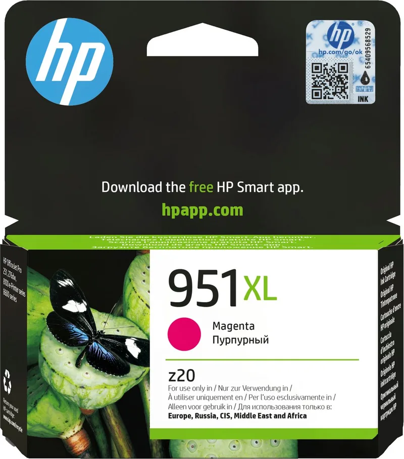 Original Ink Cartridge HP 951xl Magenta de HP en Violet – photo produit