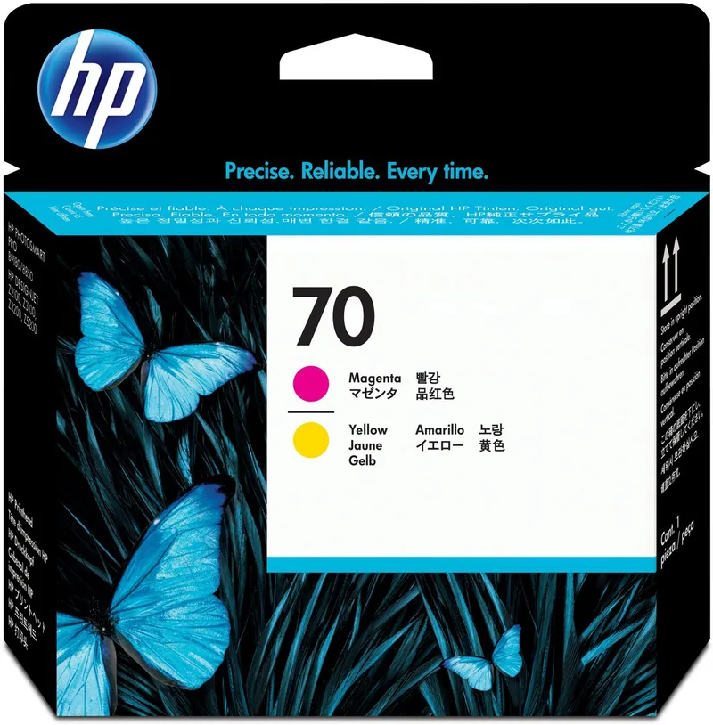 Original Ink Cartridge HP C9406A Yellow Magenta by HP in Magenta, Yellow – product photo