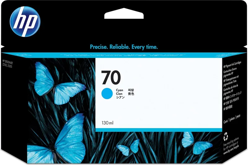 Original Ink Cartridge HP C9452A Cyan de HP en Bleu – photo produit