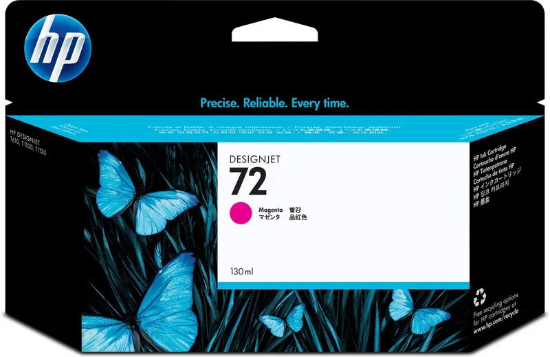 Original Ink Cartridge HP Cartucho de tinta HP 72 magenta de 130 ml Magenta de HP en Magenta – photo produit