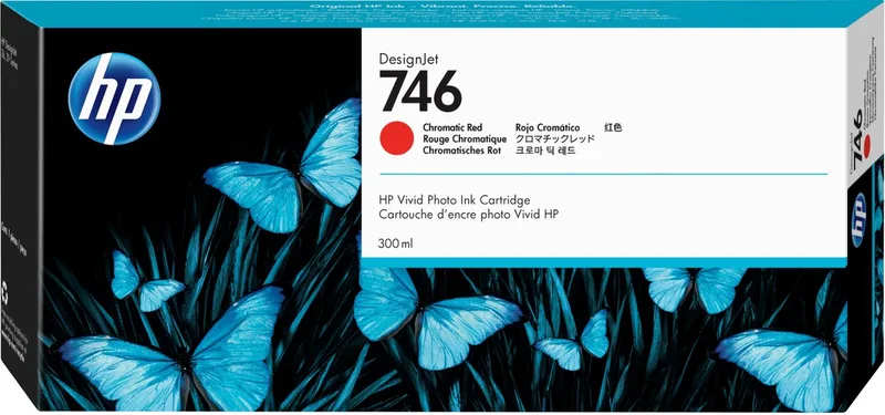 Original Ink Cartridge HP P2V81A Red by HP in Chromatisch rood – product photo