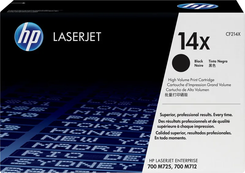 Original Toner HP 14X Black fra HP i Sort – produktbillede