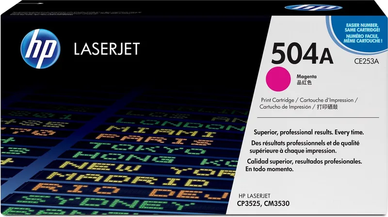 Original Toner HP 504A by HP in Magenta – product photo