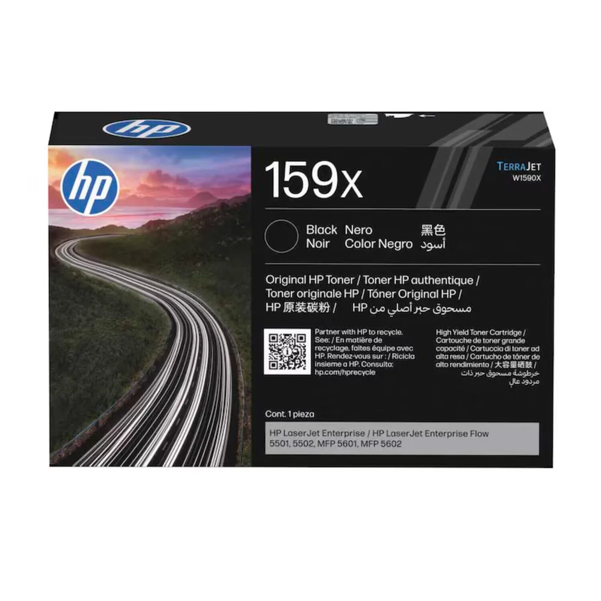 Original W159X Tonerkartusche schwarz 10.000 Seiten från HP – produktbild