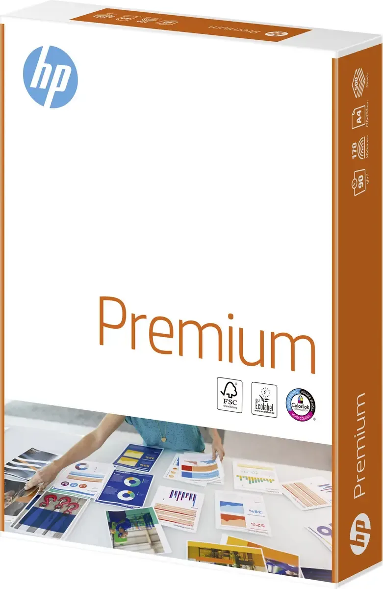 Premium CHP852 Printpapier DIN A4 90 g/m² 500 vellen Wit van HP – productfoto