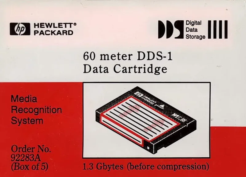 Professionele DAT audiocassette 120 minuten (Digital Audio Tape) von HP – Produktfoto