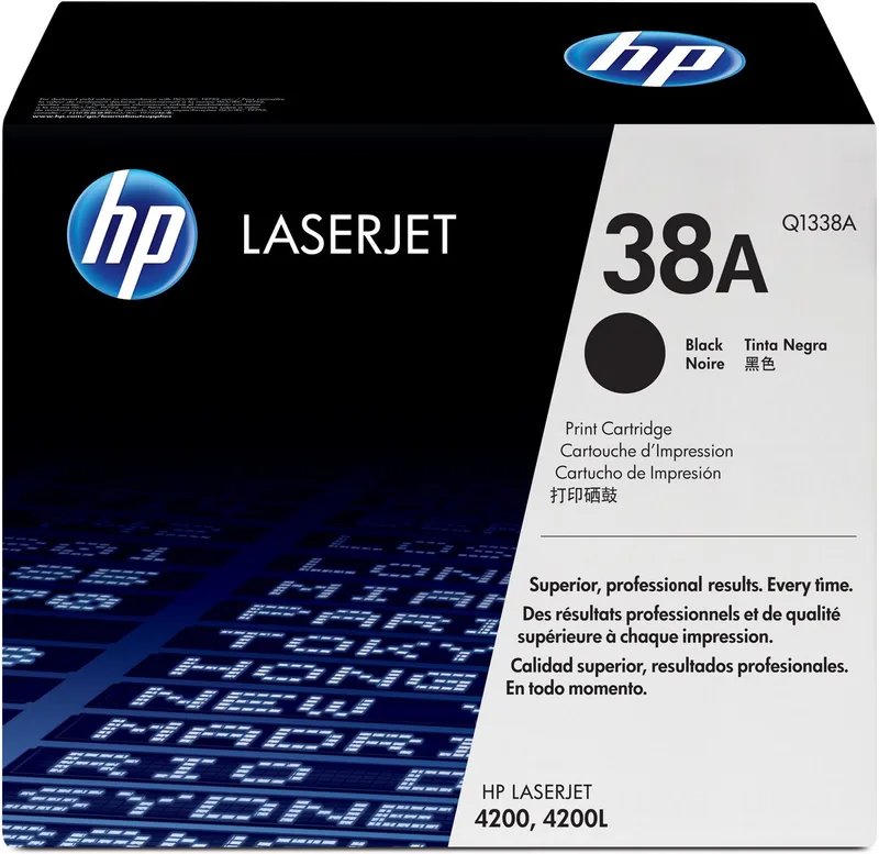 Q1338A - 38A - Toner / (LEVERBAAR) by HP in Black – product photo