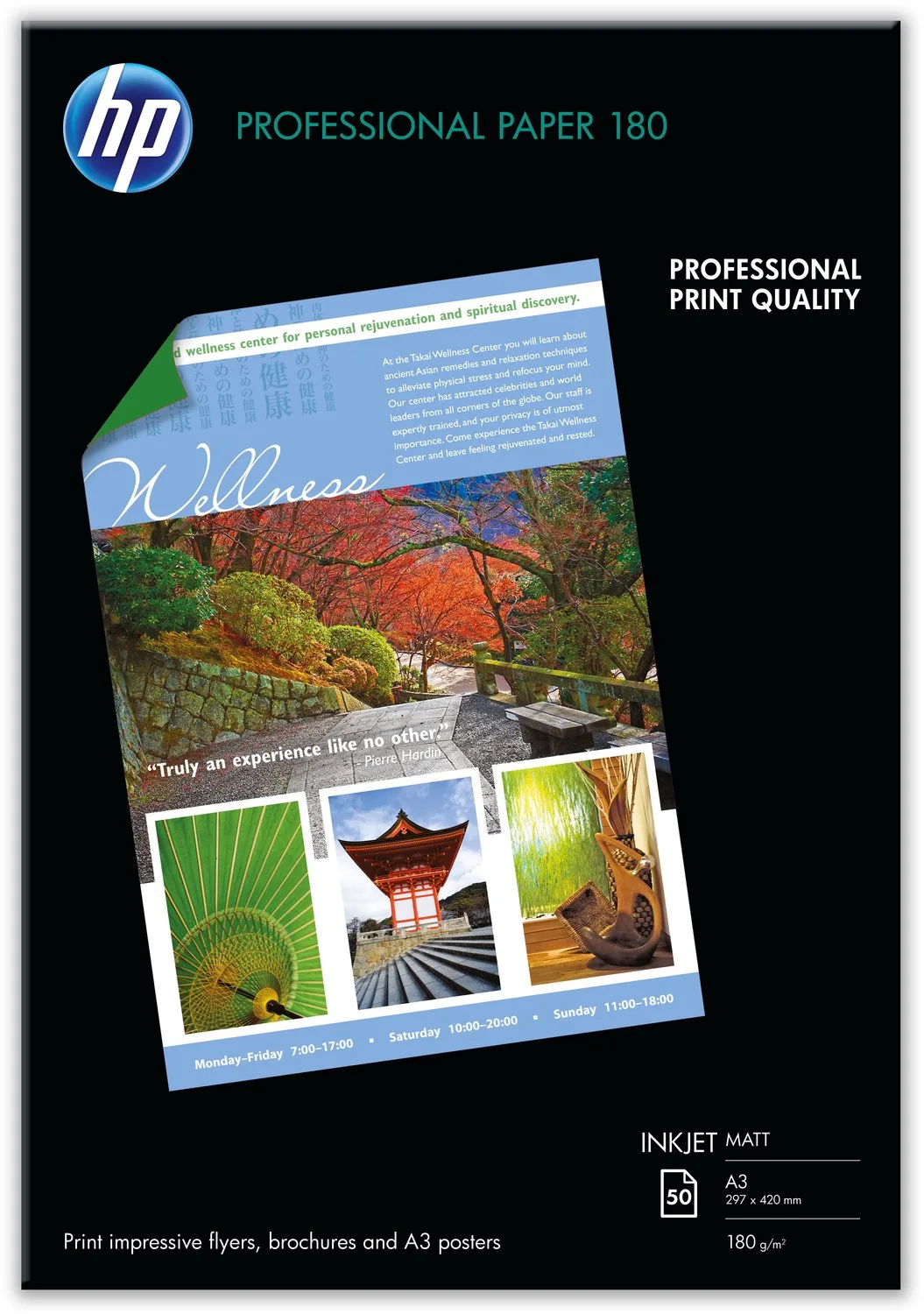Q6591A A3 papier voor inkjetprinter Mat (dus geen A4) van HP in Wit – productfoto