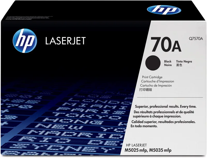 Q7570A - 70A - Toner by HP in Black – product photo