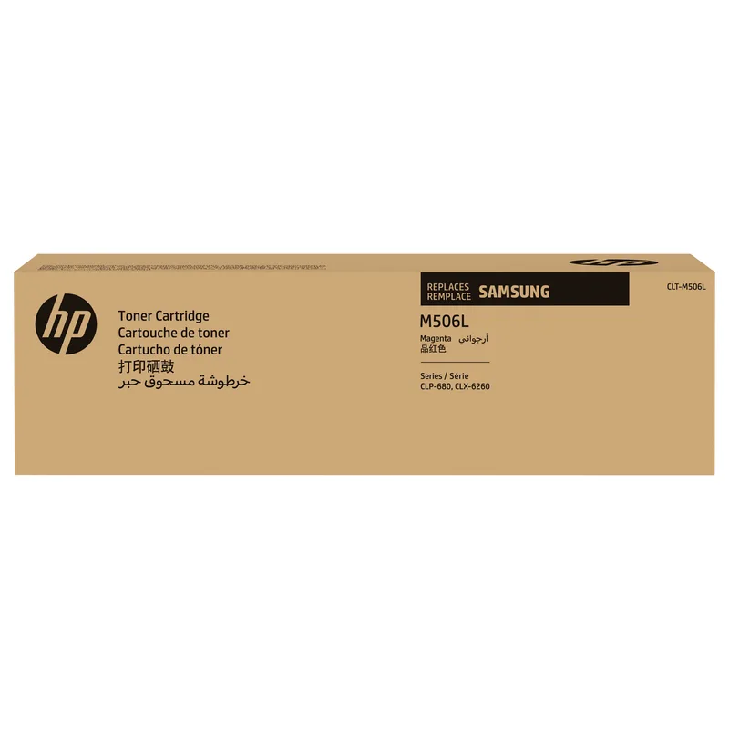 Samsung CLT-M506L High-Yield Magenta Original toner cartridge by HP – product photo