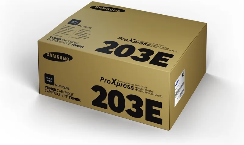 Samsung MLT-D203E Extra High-Yield Black Original Toner Cartridge tonercartridge 1 stuk(s) Origineel von HP in Schwarz – Produktfoto