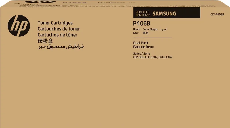 SU374A - CLT-P406B - Toner von HP in Schwarz – Produktfoto