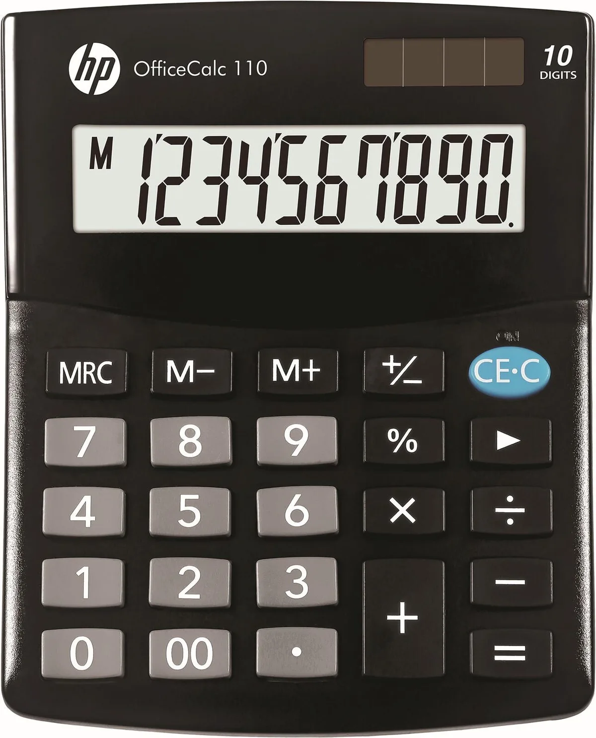 Tischrechner OfficeCalc 110 schwarz van HP – productfoto