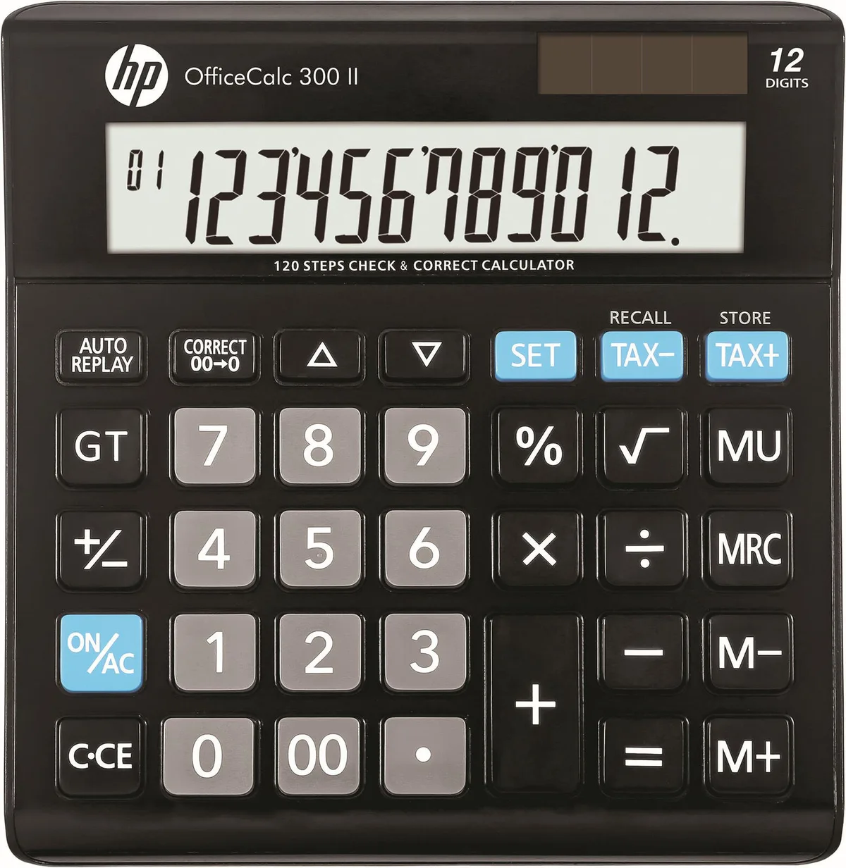 Tischrechner OfficeCalc 300II schwarz van HP – productfoto
