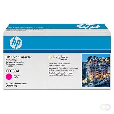 toner 646A, 12 500 pagina's, OEM CF033A, magenta van HP – productfoto