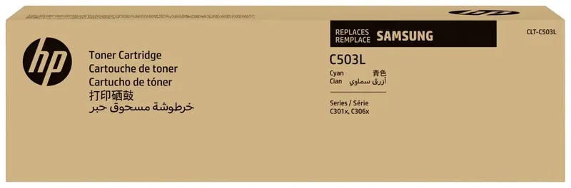 Toner CLT-C503L Original Cyan 5000 Seiten SU014A de HP – photo produit