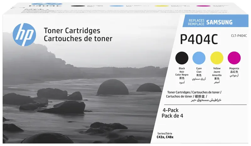 Toner CLT-P404C Original Kombi-Pack Schwarz, Cyan, Magenta, Gelb 1500 Seiten SU365A by HP – product photo