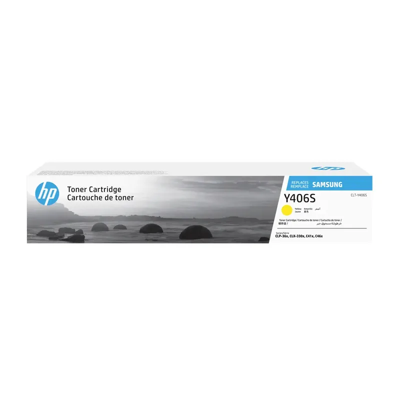 Toner CLT-Y406S Original einzeln Gelb SU462A von HP – Produktfoto