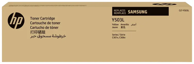 Toner CLT-Y503L Original Gelb 5000 Seiten SU491A by HP – product photo