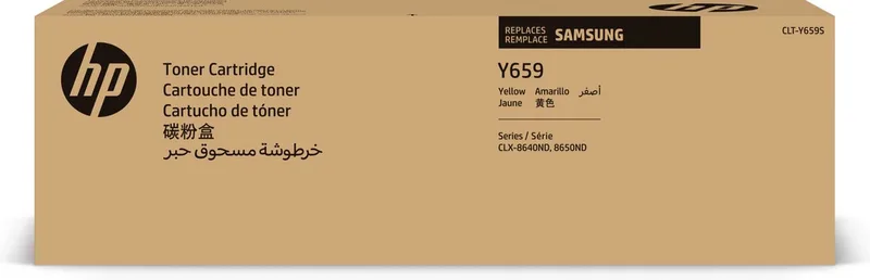 Toner/CLT-Y659S YL von HP in Gelb – Produktfoto