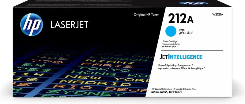 Toner HP 212A Cyan by HP in Cyaan – product photo